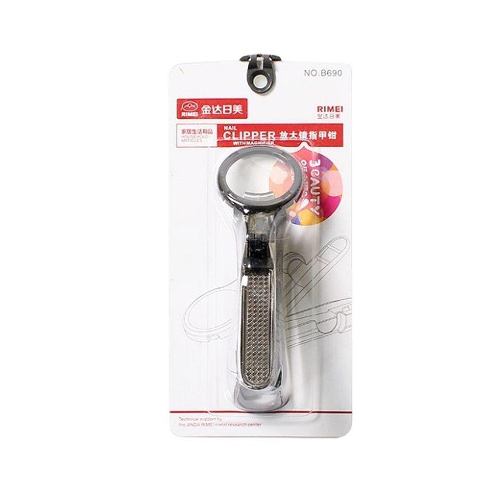

Magnifying Glass Nail Clipper 1P (Black) Nail Care