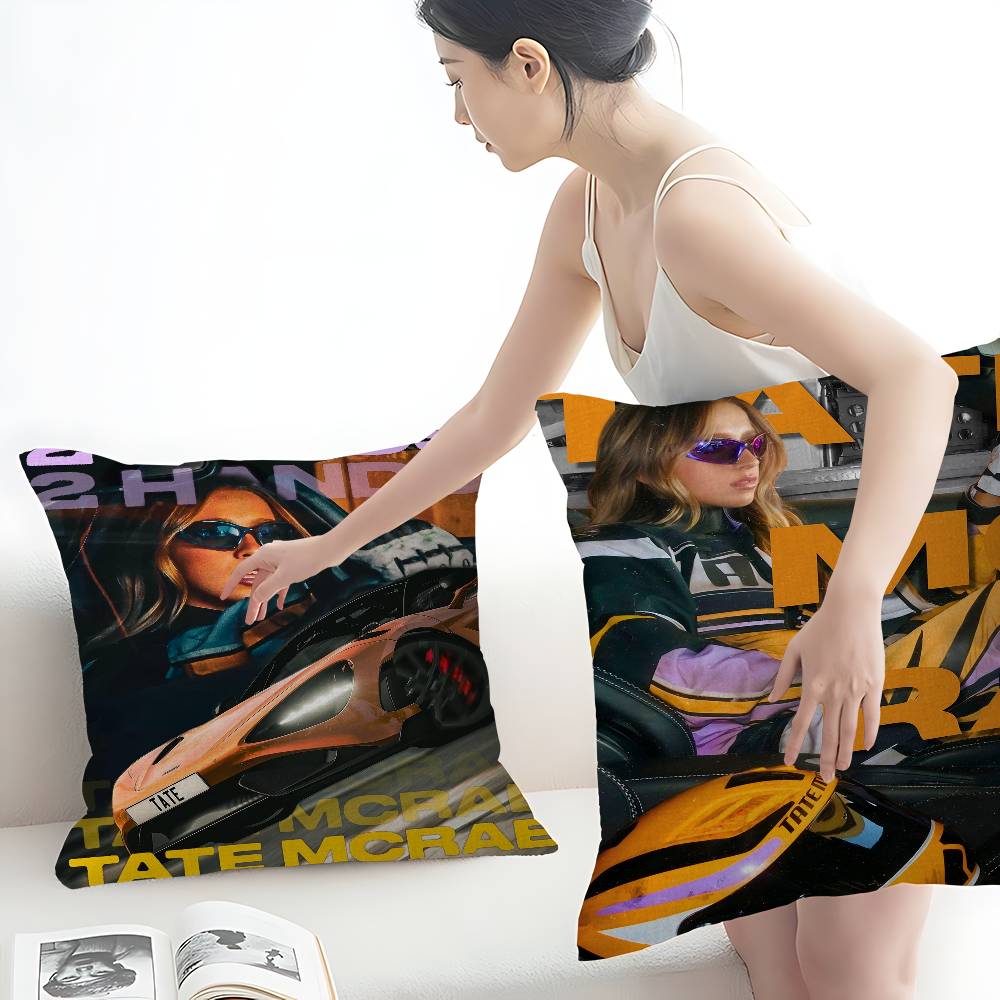 T-Tate M-McRaeS Singer Pillow Gift Home Office Decoration Bedroom Sofa Car Cushion Cover Case 45x45