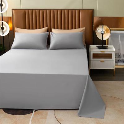 Lençol de cama simples de algodão aloe de cor pura, peça única, lençol para casa, amigo da pele, lençol de cama simples e duplo para dormitório estudantil
