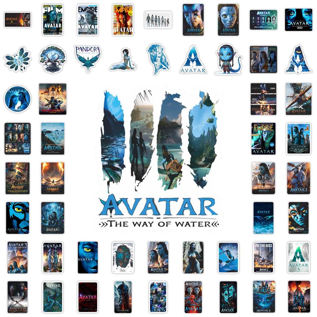 Creatieve stickers met het thema van de Avatar-film: Doe-het-zelf Film & TV Journal, Notitieboekje, Telefoonhoes Decoraties
