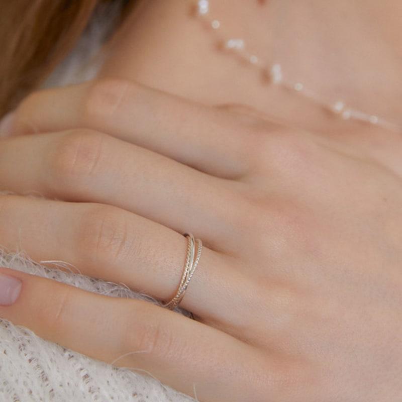 Primaute [Silver925]Triple Ring