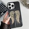 D-Daryl Dixon Wings Zombie  Phone Case For iPhone 17,16,15,14,13,12,11,Pro,Max,Plus,E,Air,Mini Black IMD Cover