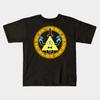 Jungen Mädchen Weiche Baumwolle Grafik T-Shirts Immer Wachsam -Alternative- Bill Cipher T-Shirt Atmungsaktiv Tägliche Schulkleidung Kinder T-Shirts