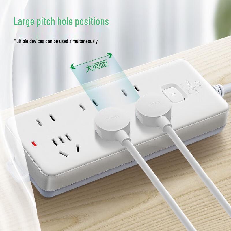 BULL 6-Outlet Power Strip with Master Switch