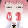 Premium Pink Bob Cut Cosplay Wig For Anime Characters Featuring Anya Forger From Spy X Family