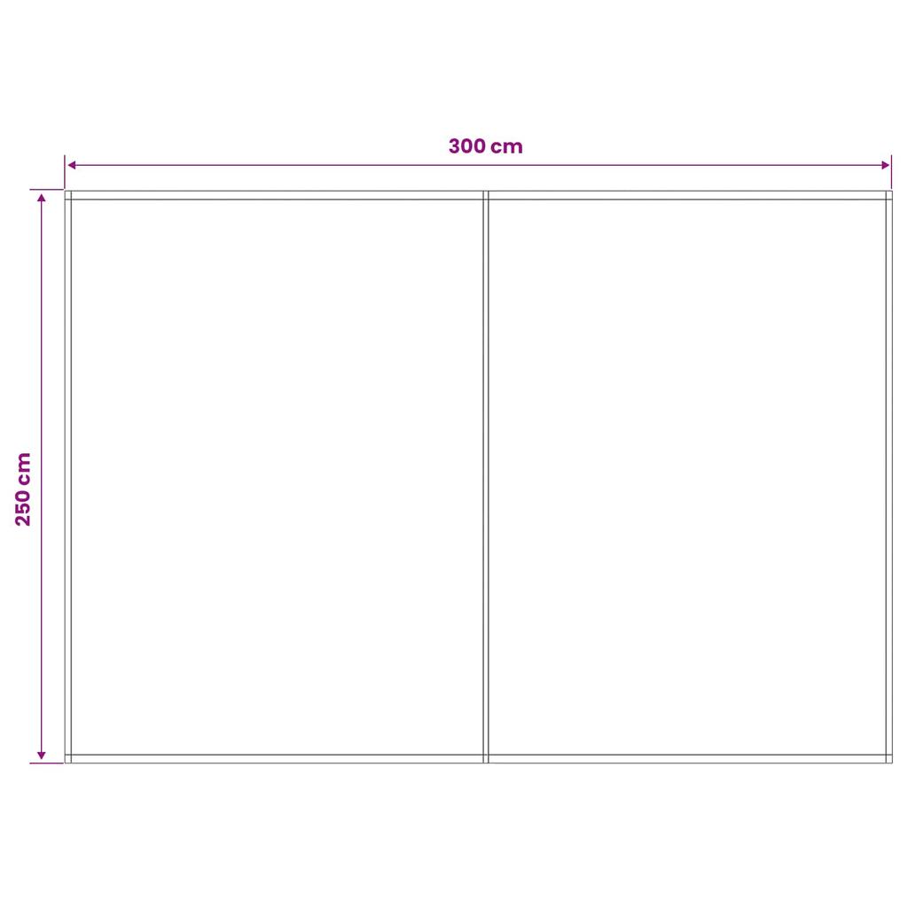 Replacement Awning Fabric Cream 300 X 250 Cm Polyester