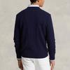 Polo Ralph Lauren FW22 Solid Color Crew Neck Cable Knit Cashmere Sweater Men sweater Blue 16821187-400