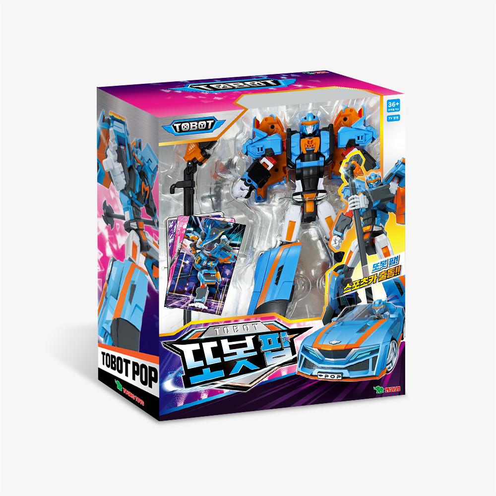 [young toys] Tobot Pop Transforming Robot (Big Convertible Sports Car)