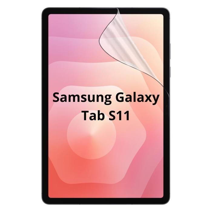 Protection écran - PHONILLICO - Galaxy Tab S11 - Pack 2 - Film Plastique Résistant - Ultra Mince