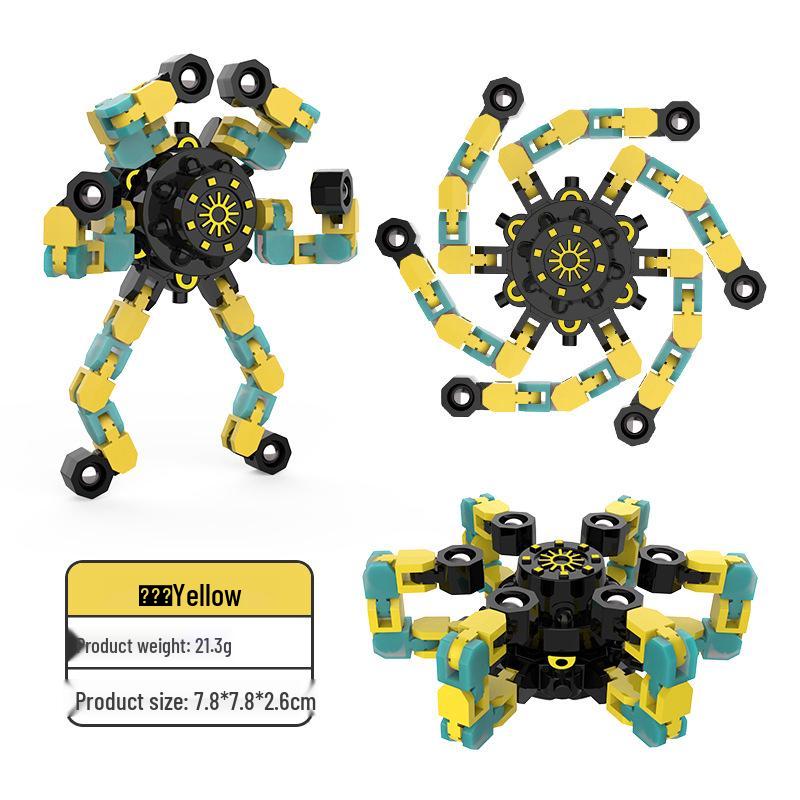 Luminous Decompression Finger Spinner - Mechanical Gyro Toy