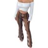 2024 Bohemian High-Elastic Micro Flare Sexy Casual Pants with European and American Prints