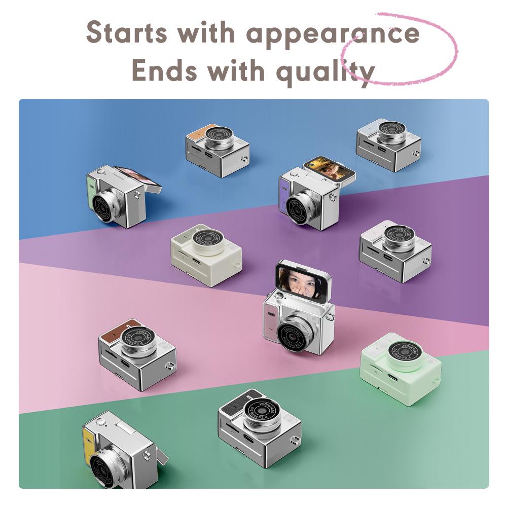 Retro Mini HD Camera for Students - Portable, Trendy, and Ideal for Parties and Travel
