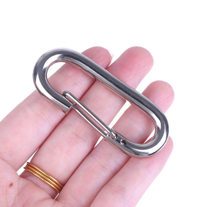 1/3/5 Stück Metall Oval Schlüsselanhänger Karabinerhaken Schnapphaken Federöffnende Schnallen Für DIY Hundekettenverbinder Anhänger Taschenschlüsselanhänger