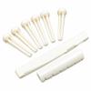 12PCS Plastic Acoustic Guitar Pegs White Color Folk Guitar Saddle  For Acoustic Guitar