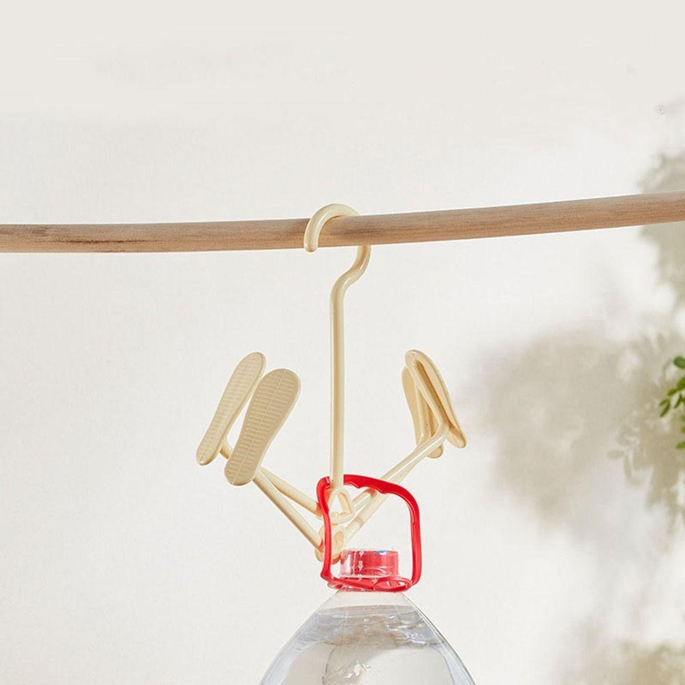 Stackable Shoe Drying Hanger Rotatable Shoe Storage Organizer Windproof Shoe Drying Rack  Necktie