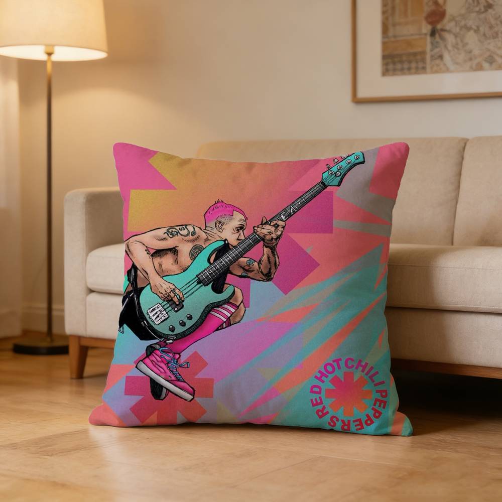 R-Red Hot Chili Peppers Band Pillow Case Cushion Cover Throw Pillow Case For Car Sofa