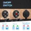 Quick Charger Dual Usb Car Charger With Switch Button 4.2a Fast Charging Power Outlet For 12v/24v Cars Boats Motorcycle