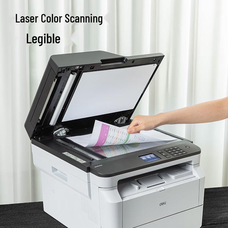 Deli M3400ADN A4 Monochrome 3-in-1 Laser Printer CN Plug (adapter Included)