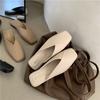 Summer new flat-bottomed comfortable soft-soled one-pedal lazy slippers trendy versatile temperament women's shoes