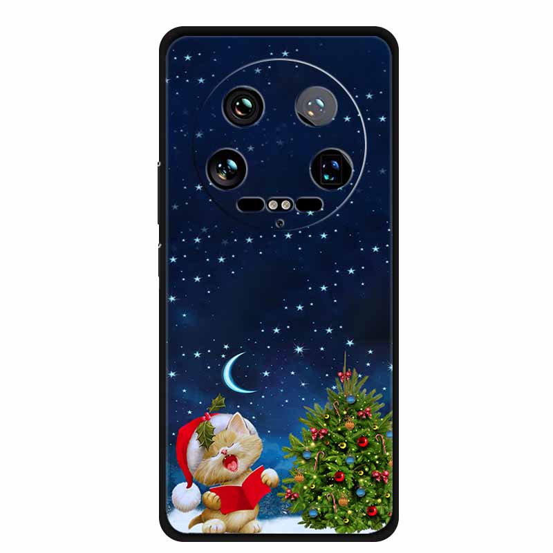 Christmas Phone Case For Xiaomi 14 Ultra Pro Case Soft Silicone Luxury Deer Cover for Xiaomi 13 Ultra Pro Back Coque Cases 14pro