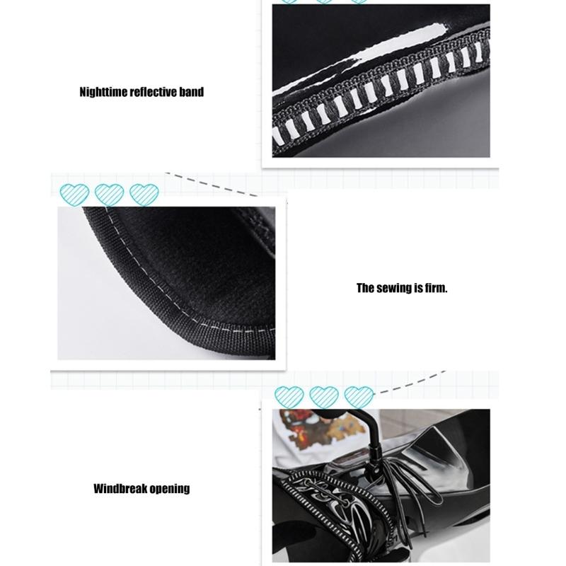 Winter Motorrad Lenker Handschuhe Roller Lenker Abdeckung Muffe Windschutzscheibe Handschuhe Elektrofahrzeug Warme Lenkerabdeckung