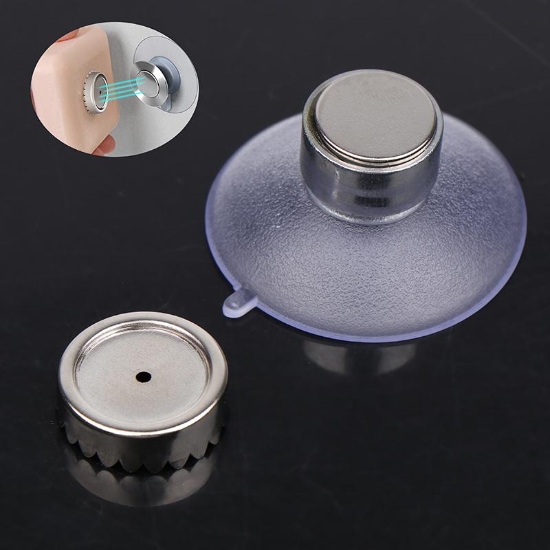 1 Stück Badezimmer Edelstahl Saug Miss Halter Einfacher Magnetischer Seifenhalter Autohalterung Wandmontiertes Regal Hängend