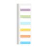 WIICOYK Sticky Index Strong Easily Office Fun Convenient Notes, Stickers, Film, Slim, Transparent, Writable, Adhesive, Removable, Cute, Multicolor,