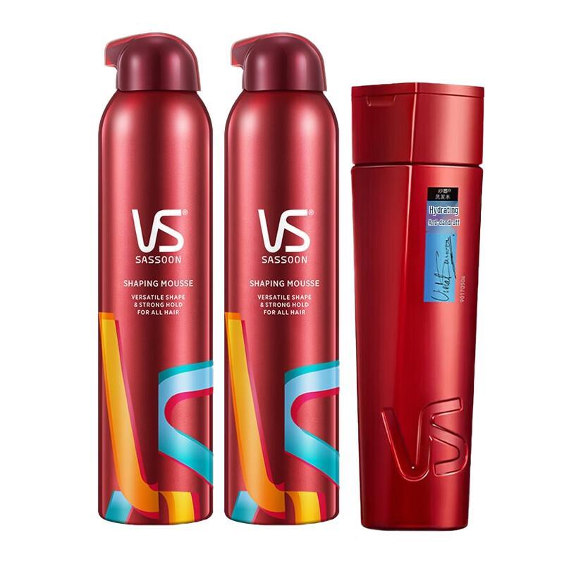VS Moisturizing Anti-Dandruff Shampoo & Styling Mousse Set