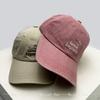 Baseball Letterings Alphabet Puppy Stitched Stitching Embroidered Cute School Old Vintage Women  Men Her Him For Fresh Caps Peaked Hats Sunshade