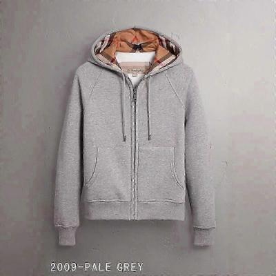(M,Sølvgrå)Høj Kvalitet Original Enkelt Hættetrøje Britisk Stil Hætteklædt Herre Dame Pullover Dame Jakke Fuld Cardigan Lynlås Frakke