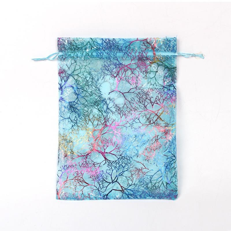 100Pcs Organza Bags Wedding Party Gift Bag Drawstring Jewelry Packaging Bags & Jewelry Pouches
