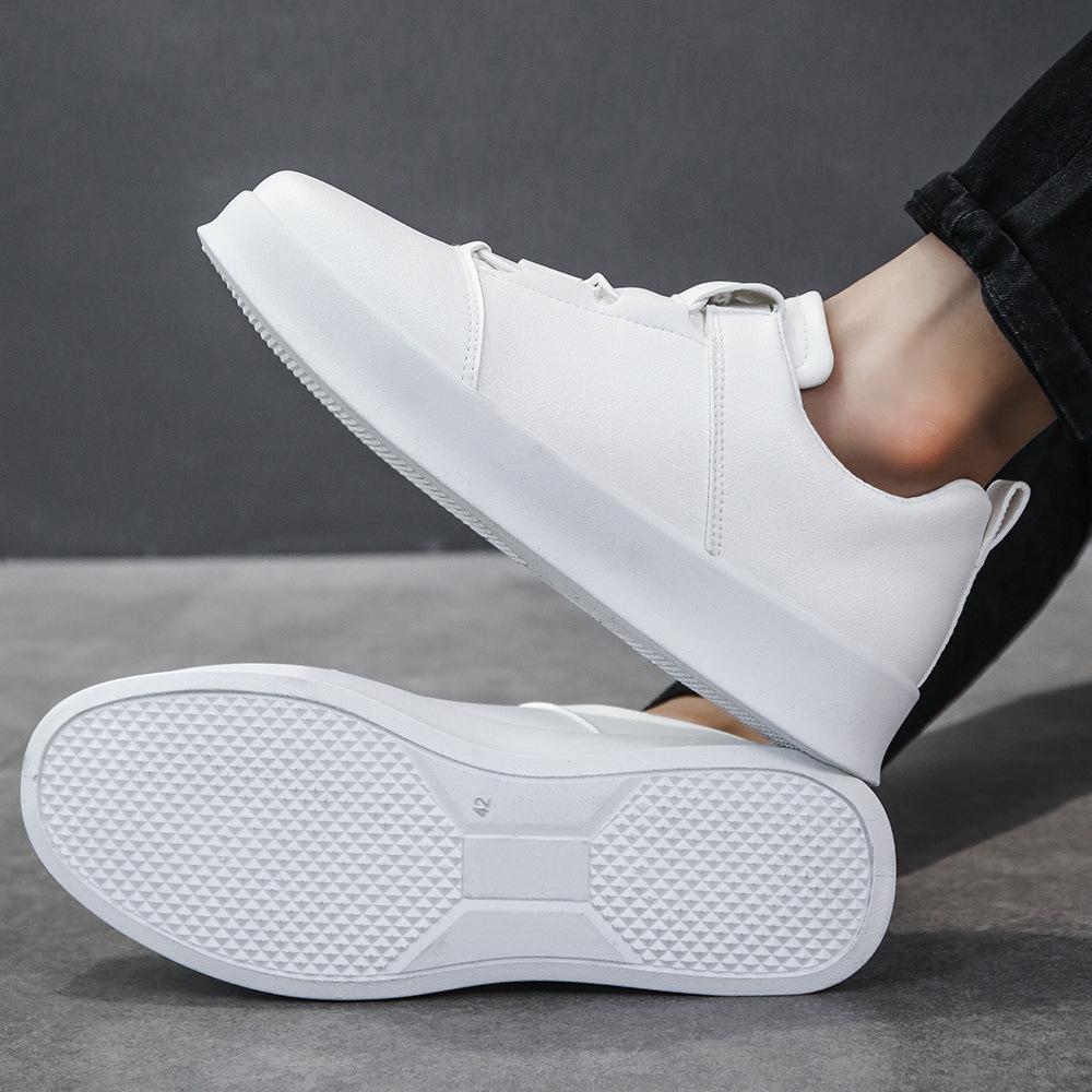 Fashion Skateboard Shoes for Men Comfort Leather Casual Sneakers Skateboarding Sports Shoes Slip on Loafers Men's Trainers Basket Homme