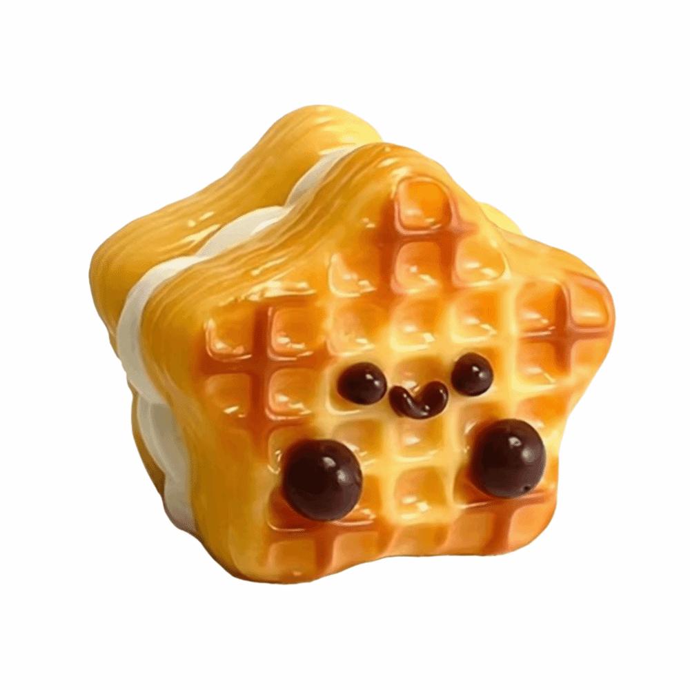 Slow Rising Slow Rebound Cake Toy Creative Decompression Toy  Simulation Toy жёлтый