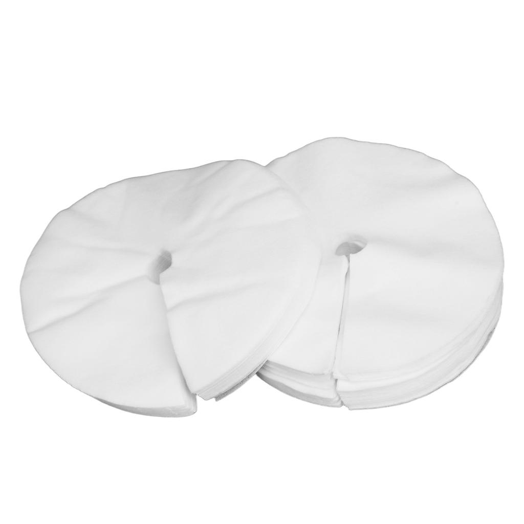 100Pcs Breast Paper Disposable Sheet Soft Cotton Pre Cut Body DIY Beauty Salon Supplies M