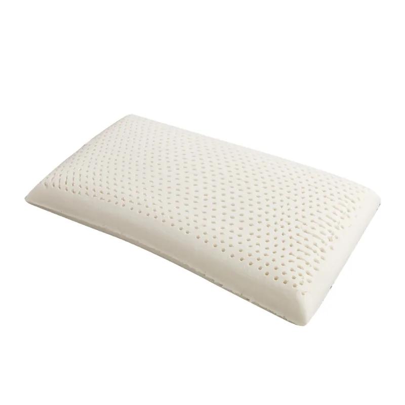 Thai Natural Latex Pillow Core with Breathable Massage Protection for Cervical Spine Bread Pillow