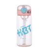 Water bottle simple and fresh children's water cup student high value plastic straw cup large capacity men and women summer portable sports