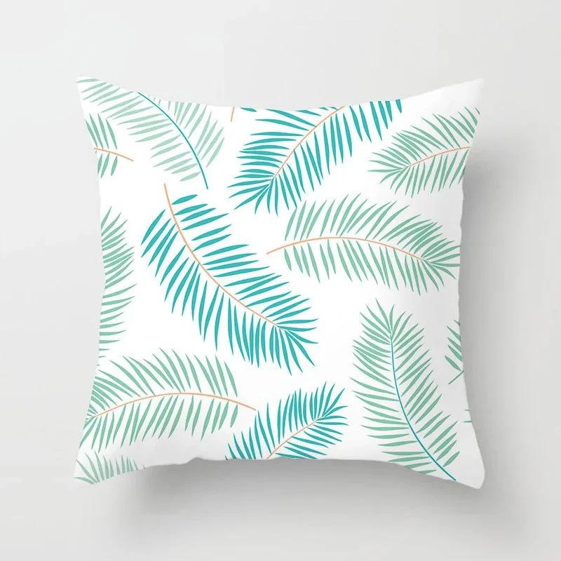 Bohemian Mint Green Pillowcase 45*45 Cm Modern Geometric Print Pillowcase Living Room Sofa Home Decoration Cushion Cover