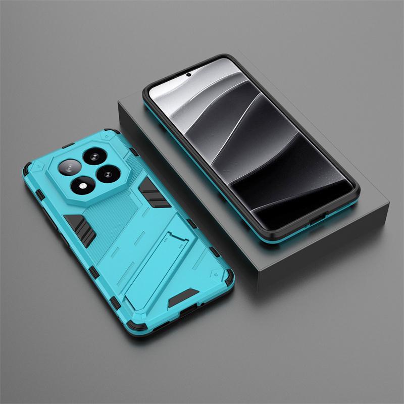Note14 Pro+ Case Armor Shockproof Phone Cases For Xiaomi Redmi Note 14 Pro Note14Pro 5G 4G Magnetic Holder Stand Back Cover