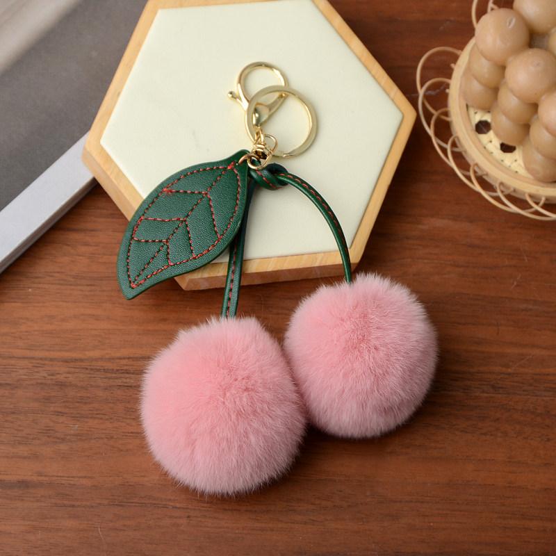 Cherry Keychain Cherry Accessories Bag Charms for Handbags Gifts for Women Plush Purse Charms Handbags Pendant for Women Girls