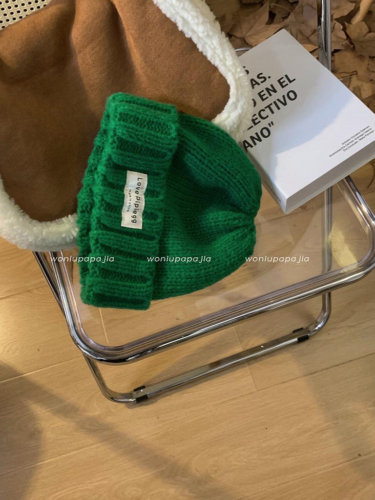 Fit Loose Stylish Winter Beanie Soft Cotton Yarn For Large Heads Warm And Cozy