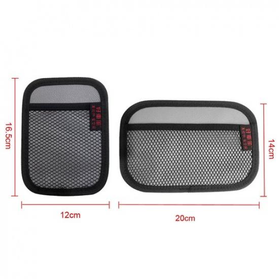 Car Storage Net Bag  Automotive Pocket Seat Organizer Hanging Bag Phone Holder