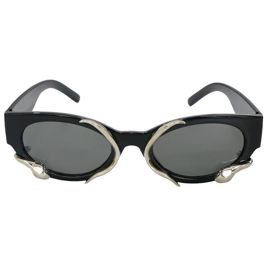 Stereo Spirit Snake Sunglasses Y2K Retro Spice Girls Bar Tech Concave Sunglasses Tide Women Y2K for Women Aesthetic Accessories