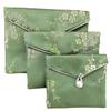 Antique Styles Brocade Jewelry Storage Pouch Portable with Closure for Earring and Rings Organization Secure Keeping