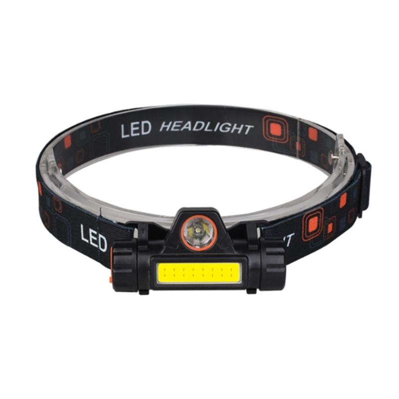 LED USB Rechargeable Headlamps Strong Magnetic Powerful Headlights Bright Waterproofs Head Torches For Outdoor Fishing