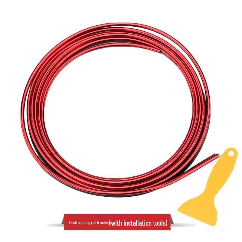 5m Chrome Electroplated Car Interior Decorative Strip for Instrument Panel