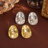 European & American Style Sequin Earrings: Simple, Fashionable, High-End, Exaggerated, Women's INS Cold Style Jewelry