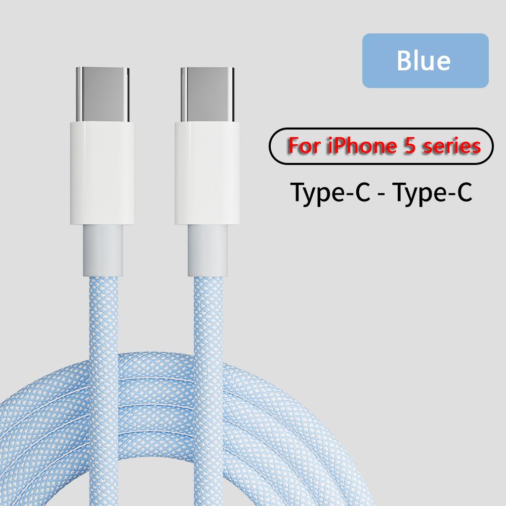 PD 60W Schnellladegerät 6A USB C auf Typ C Kabel Für iPhone 16 17 Pro MAX Schnellladung Für Samsung S24 Xiaomi Kabel