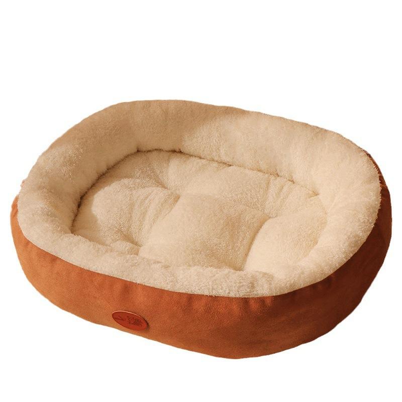 Cat's Nest Winter Warm Thick Oval Nest Enclosed Four Seasons Large Pet Nest Winter Small Dog Kennel
