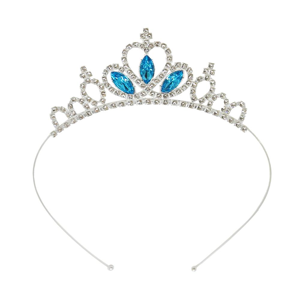 2024 Frozen Princess Crown Headgear Girls Birthday Gift Hair Accessories Fashion Headband Delicate Elsa Crown