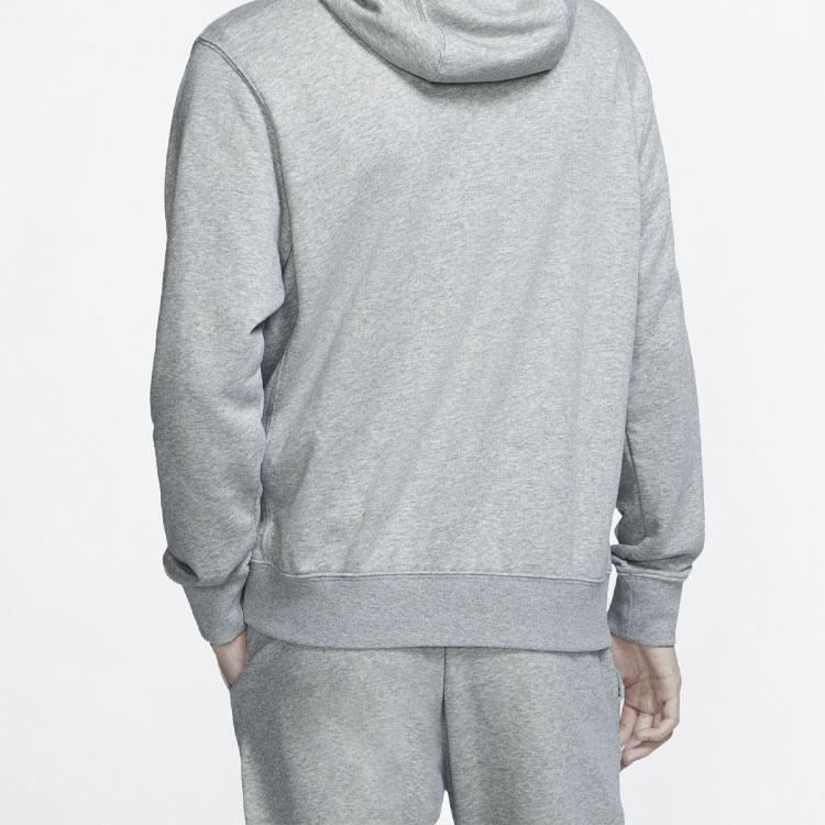 Nike Basic Logo Hettejakke med Glidelås Herre Yttertøy Grå BV2649-063